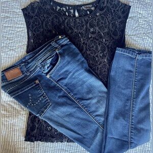 Apt 9 straight leg curvy fit jeans